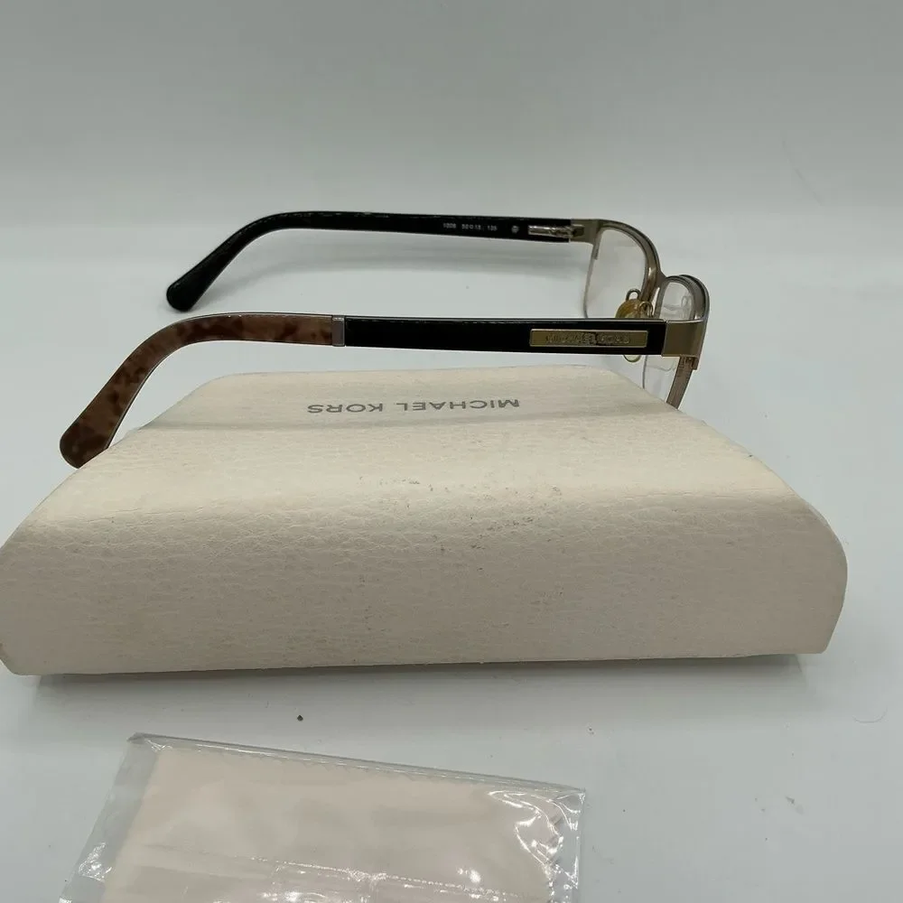 Michael Kors Women's Glasses with Gold Frame MK 7002, case, cloth-frames only